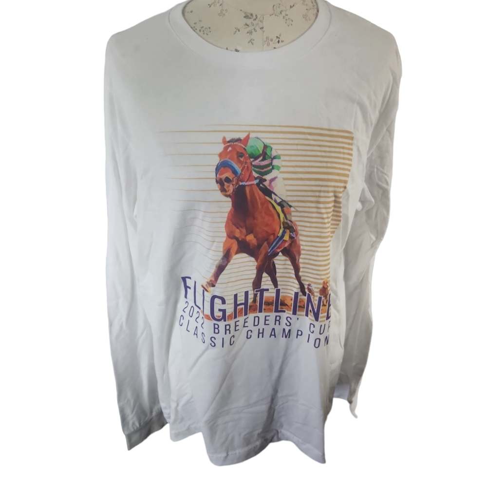 Flightline Breeders Cup Champion Long Sleeve Tshirt. NWOT - XL - Picture 1 of 5